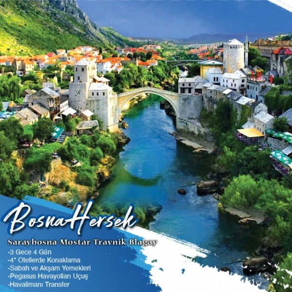 16.10.2025 3 Gece, 4 Gün BOSNA HERSEK TURU